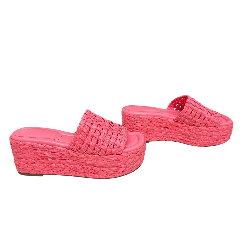 NWOT Marc Fisher Priya Women's Platform Slides in Medium Pink size 8.5